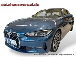 Blau Gebraucht 2021 BMW 420 Sport Line Coupé | 38.500 € (Etwas zu teuer)