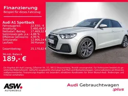 Tausilber metallic Gebraucht 2024 Audi A1 Sportback Advanced Plus Kleinwagen | 21.660 € (Guter Preis)