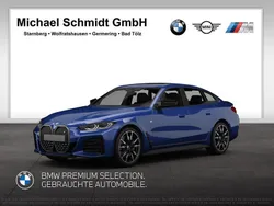 M portimao blau (metallic) Gebraucht 2024 BMW i4 Performance Limousine | 58.750 € (Etwas zu teuer)