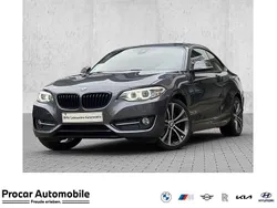 Grau Gebraucht 2016 BMW 220 Sport Line Coupé | 21.880 € (Etwas zu teuer)