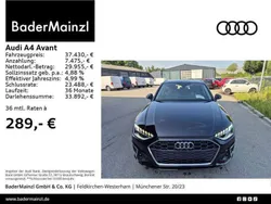 Mythosschwarz metallic Gebraucht 2025 Audi A4 S-Line Kombi | 37.430 € (Guter Preis)
