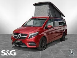 Hyazinthrot metallic Gebraucht 2021 Mercedes V300 Marco Polo Van / Kleinbus | 69.970 € (Teuer)