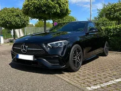 Obsidianschwarz metalliclack Gebraucht 2024 Mercedes C180 AMG line Limousine | 45.990 €