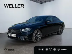 244)inval. black (schwarz Gebraucht 2020 Mercedes E400 AMG line Limousine | 48.180 € (Etwas zu teuer)