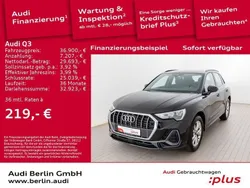 Mythosschwarz metallic Gebraucht 2024 Audi Q3 S-Line SUV | 35.900 € (Superpreis)