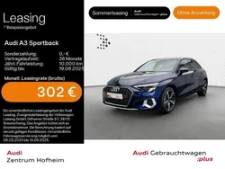 Navarrablau metallic Gebraucht 2024 Audi A3 Sportback e-tron Advanced Plus Limousine | 34.999 € (Teuer)