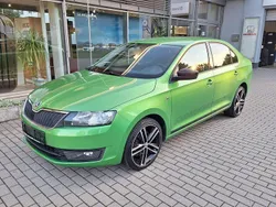 Rallye green metallic Gebraucht 2015 Skoda Rapid Ambition Limousine | 8.890 € (Fairer Preis)