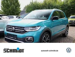Makenatürkis metallic Gebraucht 2021 VW T-Cross Style SUV | 16.822 € (Guter Preis)
