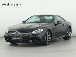 Metalliclack obsidianschwarz Gebraucht 2020 Mercedes SL400 AMG Cabrio | 68.850 €