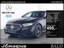 Metalliclack obsidianschwarz Gebraucht 2023 Mercedes E220 AMG Limousine | 54.880 €