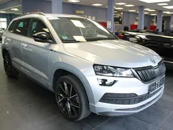 Silber Gebraucht 2021 Skoda Karoq SportLine SUV | 21.980 € (Fairer Preis)