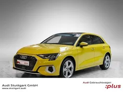 Pythongelb metallic Gebraucht 2023 Audi A3 Advanced Plus | 25.999 € (Fairer Preis)