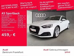 Weiß Gebraucht 2021 Audi A5 Sportback Sport Limousine | 29.850 € (Fairer Preis)