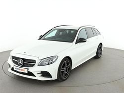 Weiß Gebraucht 2021 Mercedes C180 AMG line Kombi | 27.700 € (Fairer Preis)