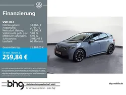 Mondsteingrau / schwarz Gebraucht 2021 VW ID.3 Pure Kleinwagen | 18.360 € (Fairer Preis)