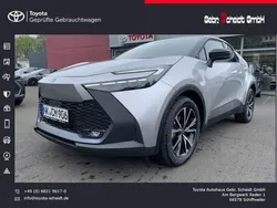 Shimmering silber/dach schwarz Gebraucht 2023 Toyota C-HR Team SUV | 33.144 € (Fairer Preis)