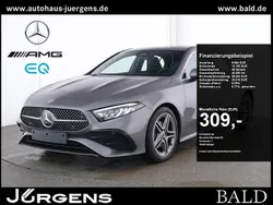 Metalliclack mountaingrau Gebraucht 2024 Mercedes A200 AMG Limousine | 32.880 € (Fairer Preis)