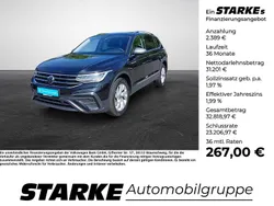 Schwarz (deep black perleffekt) Gebraucht 2023 VW Tiguan Allspace Life SUV | 33.590 € (Guter Preis)