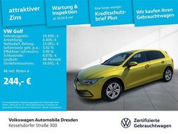 Gelb Gebraucht 2020 VW Golf VIII Life Limousine | 19.490 € (Fairer Preis)