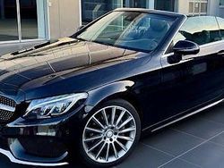 Schwarz Gebraucht 2017 Mercedes C220 AMG line Cabrio | 27.500 € (Fairer Preis)