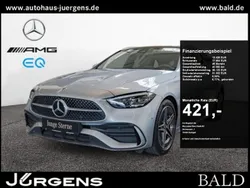 Metalliclack hightechsilber Gebraucht 2024 Mercedes C220 AMG Kombi | 43.880 € (Fairer Preis)