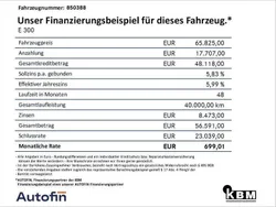 Unilack schwarz Gebraucht 2025 Mercedes E300 Avantgarde Limousine | 65.825 €