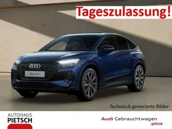 Blau Neu 2024 Audi Q4 Sportback e-tron S-Line SUV | 56.900 € (Guter Preis)