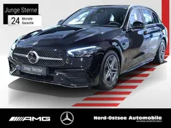 Unilack schwarz Gebraucht 2024 Mercedes C220 AMG Kombi | 40.990 € (Guter Preis)