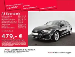 Mythosschwarz metallic Gebraucht 2022 Audi A3 e-tron S-Line Kleinwagen | 28.216 € (Guter Preis)
