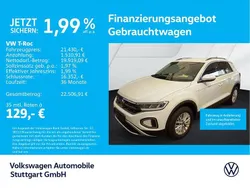 Weiß Gebraucht 2024 VW T-Roc Life SUV | 21.430 € (Guter Preis)