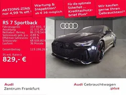 Sebringschwarz kristalleffekt Gebraucht 2022 Audi RS7 Sportback Ambiente Kleinwagen | 107.850 € (Fairer Preis)