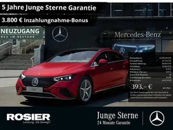 Rot / manufaktur patagonienrot Gebraucht 2023 Mercedes EQE350 Premium Limousine | 52.690 € (Fairer Preis)
