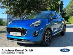 Dynamicblau metallic (metallic) Gebraucht 2021 Ford Puma Titanium X SUV | 21.680 € (Fairer Preis)