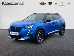 Blau Gebraucht 2021 Peugeot e-2008 GT-line SUV | 17.490 € (Fairer Preis)