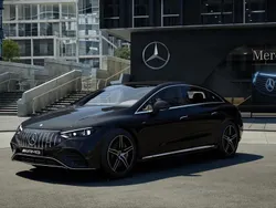 Obsidianschwarz metallic Gebraucht 2024 Mercedes EQE AMG 53 AMG Limousine | 65.640 € (Superpreis)