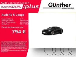 Mythosschwarz metallic Gebraucht 2024 Audi RS5 Ambiente Coupé | 68.500 € (Superpreis)