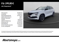 Weiß Gebraucht 2021 Skoda Karoq SportLine SUV | 28.589 € (Guter Preis)