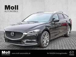 Jet black (metallic) Gebraucht 2024 Mazda 6 Exclusive Kombi | 31.880 € (Fairer Preis)