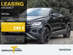 Deep black perleffekt Gebraucht 2024 VW T-Roc Cabriolet Style Cabrio | 27.210 € (Guter Preis)