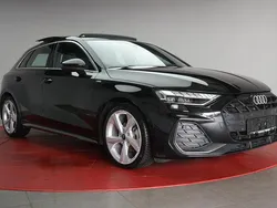 Schwarz Gebraucht 2024 Audi A3 Sportback S-Line Limousine | 34.490 € (Guter Preis)