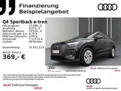 Mythosschwarz metallic Gebraucht 2023 Audi Q4 e-tron SUV | 27.888 € (Fairer Preis)