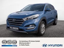 Blau / ash blue Gebraucht 2016 Hyundai Tucson Intro Edition SUV | 16.990 € (Fairer Preis)