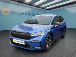 Blau Gebraucht 2022 Skoda Enyaq iV SportLine SUV | 30.199 € (Etwas zu teuer)