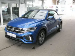 Ravennablau Gebraucht 2023 VW T-Roc Cabriolet R-line Cabrio | 32.500 € (Fairer Preis)