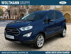 Blazerblau Gebraucht 2021 Ford Ecosport Titanium SUV | 18.989 € (Fairer Preis)