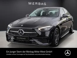 Lack obsidianschwarz Gebraucht 2024 Mercedes C300 AMG Limousine | 46.450 € (Fairer Preis)