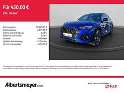 Blau Gebraucht 2024 Audi Q5 Sportback S-Line SUV | 58.920 € (Teuer)