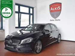 Kosmosschwarz metallic Gebraucht 2015 Mercedes A200 AMG line Limousine | 17.999 € (Etwas zu teuer)