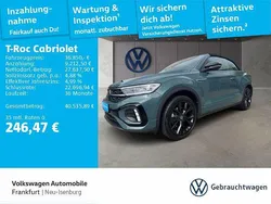 Petroleum blue metallic schwar Gebraucht 2024 VW T-Roc Cabriolet R-line Cabrio | 36.850 € (Etwas zu teuer)