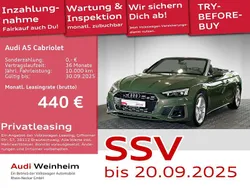 Distriktgrün metallic Gebraucht 2024 Audi A5 Cabriolet S-Line Cabrio | 47.492 € (Superpreis)